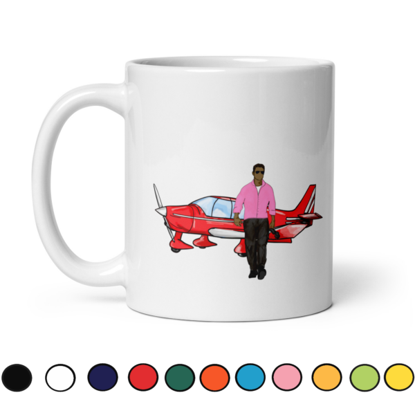 Mug avion - personnage homme