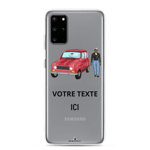 Coque transparente Samsung Voiture - personnage femme