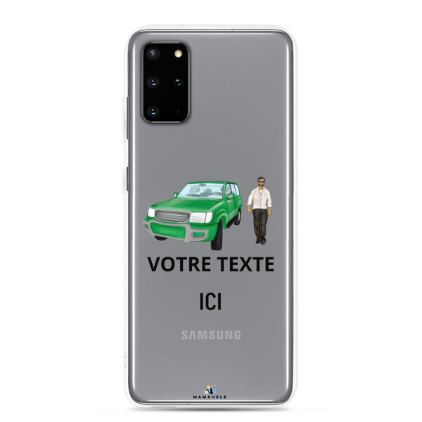 Coque transparente Samsung Voiture - personnage homme