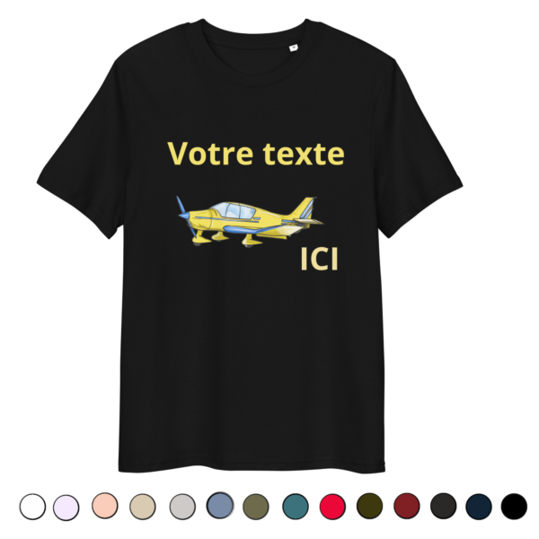 T-shirt Biologique Unisexe Avion