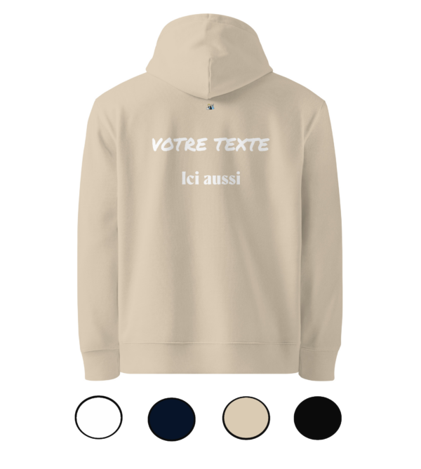 Sweat Biologique Voiture - personnage femme face