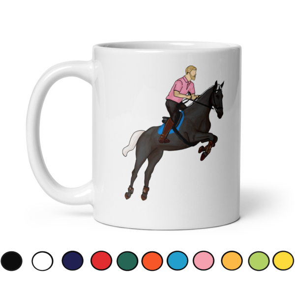 Mug cheval - personnage homme