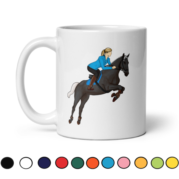 Mug cheval - personnage femme