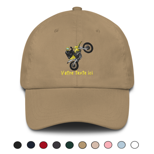 Casquette Brodée Moto-cross