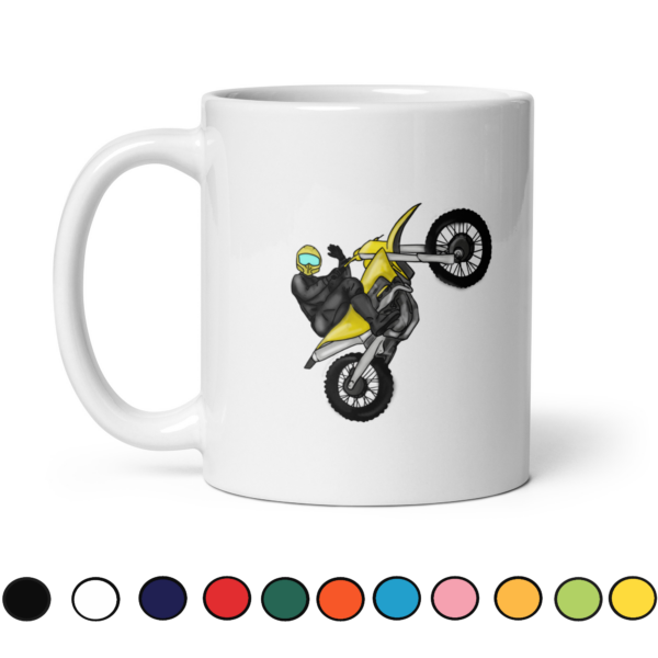 Mug moto-cross