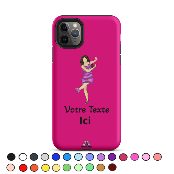 Coque double protection iPhone® Swing - personnage femme