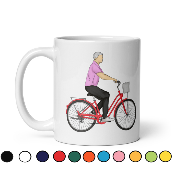 Mug vélo - personnage homme