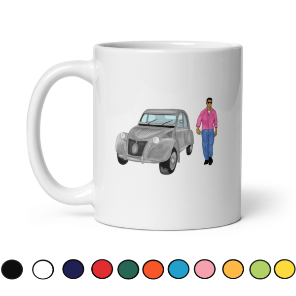 Mug voiture - personnage homme