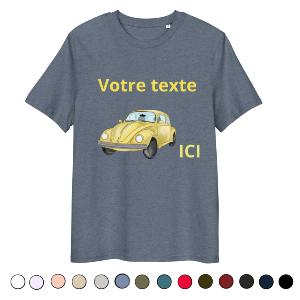 T-shirt Biologique Unisexe Voiture