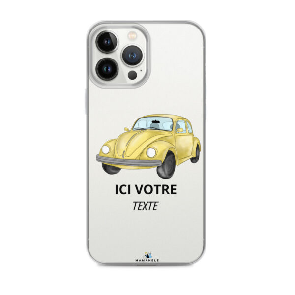 Coque transparente pour iPhone Voiture