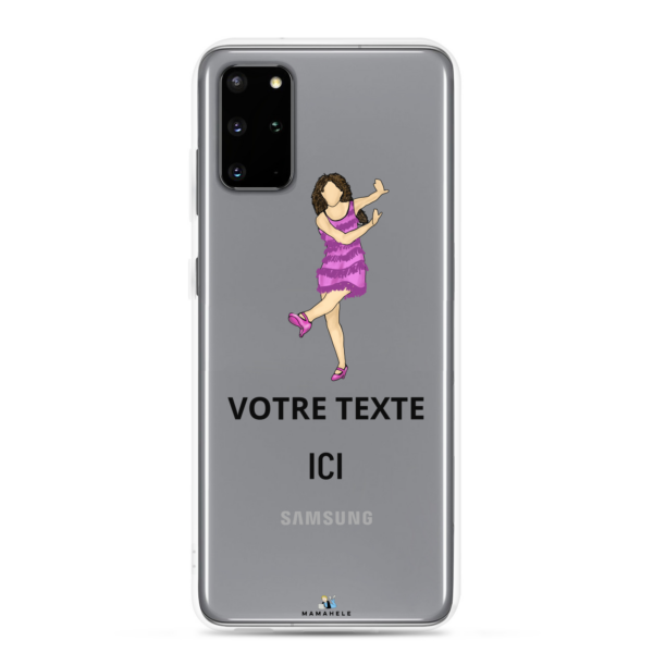 Coque transparente Samsung® Swing - personnage femme