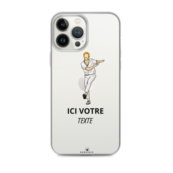 Coque transparente pour iPhone® Swing - personnage homme