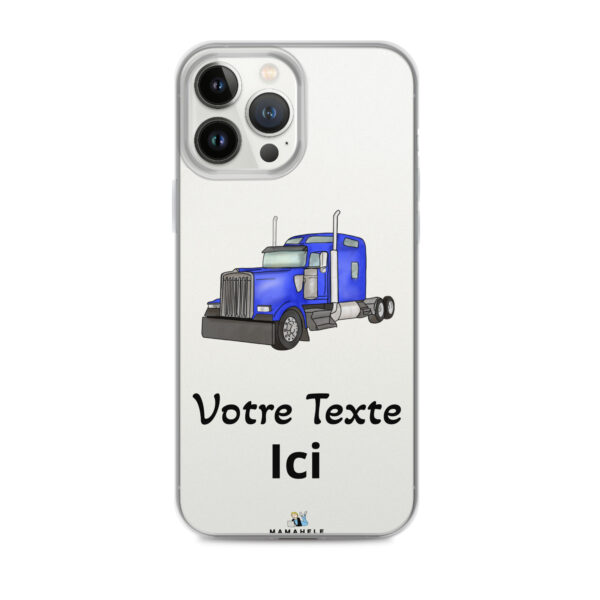 Coque transparente pour iPhone® Truck Américain