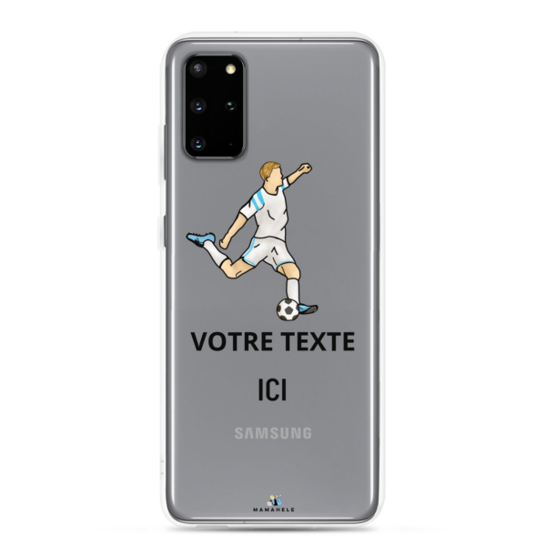 Coque transparente Samsung® Foot - personnage homme