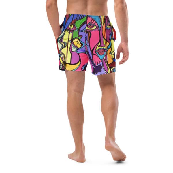 Recycled Pink Swim Trunks - Image 3