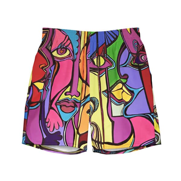 Recycled Pink Swim Trunks