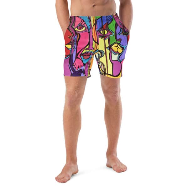 Recycled Pink Swim Trunks