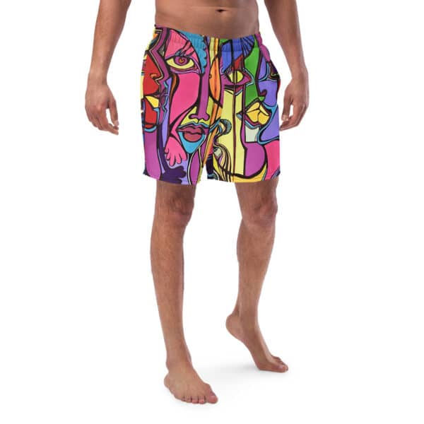 Recycled Pink Swim Trunks - Image 4