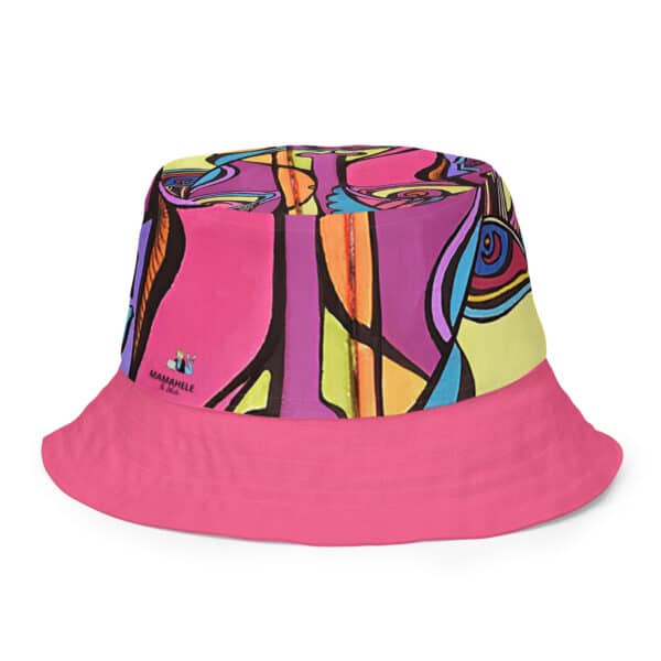 Pink Reversible Bucket Hat - Image 10