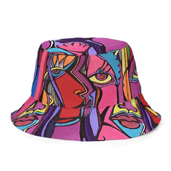 Pink Reversible Bucket Hat - Image 5