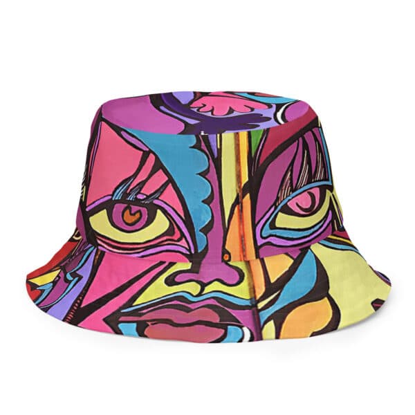 Pink Reversible Bucket Hat