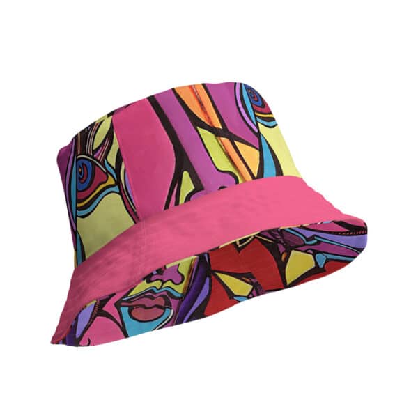 Pink Reversible Bucket Hat - Image 11