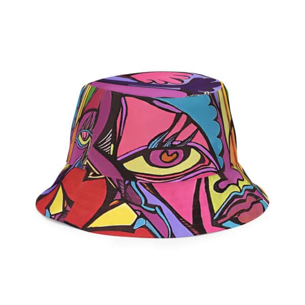 Pink Reversible Bucket Hat - Image 4