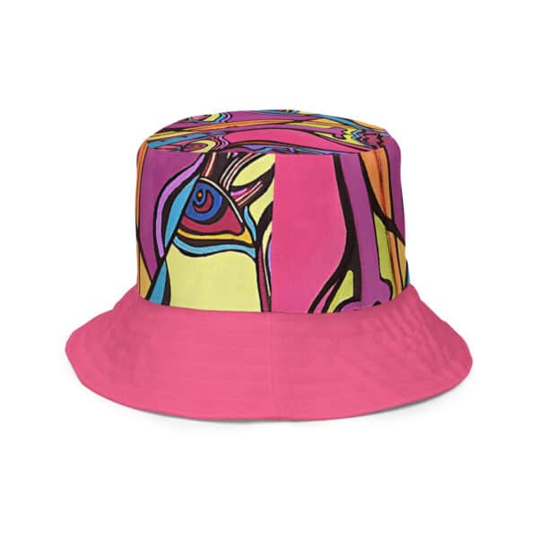 Pink Reversible Bucket Hat - Image 14