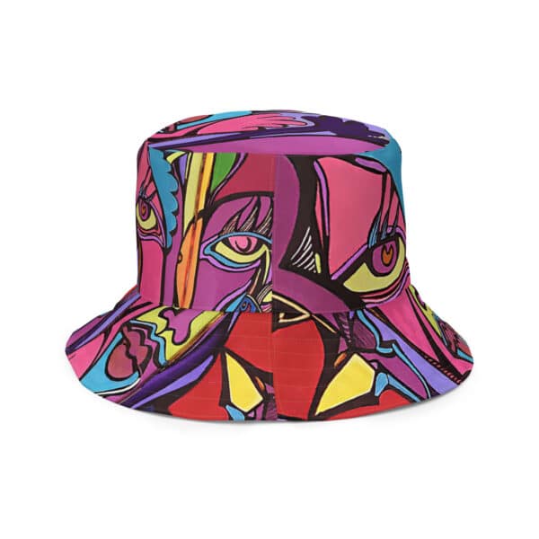 Pink Reversible Bucket Hat - Image 3
