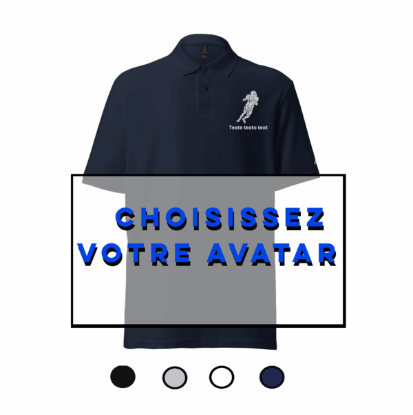 Polo Unisexe Brodé Jim