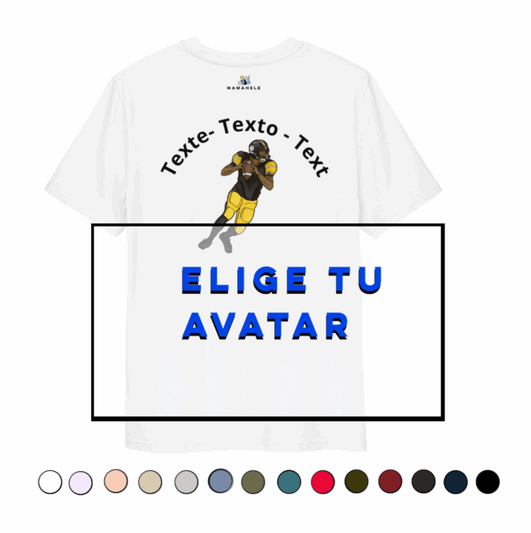 Camiseta Orgánica Espalda Unisex Jim